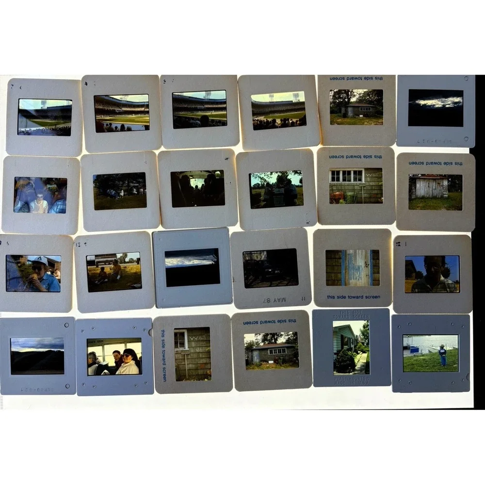 Vintage 35mm Slides Lot of 81 Color Unsearched Randomly Selected Variety